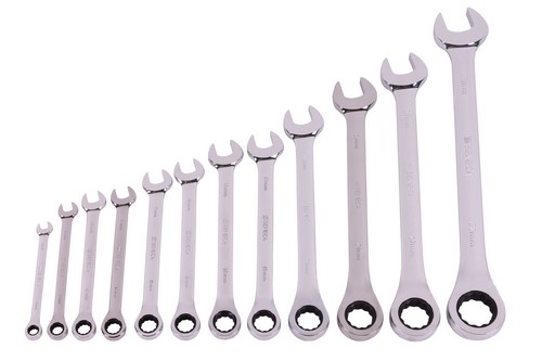 Combination wrench with ratchet 12mm professional