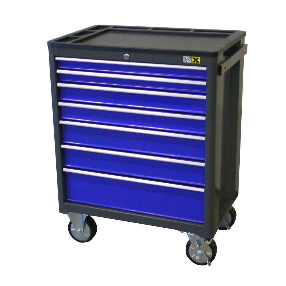 Tool chest 7 drawers blue