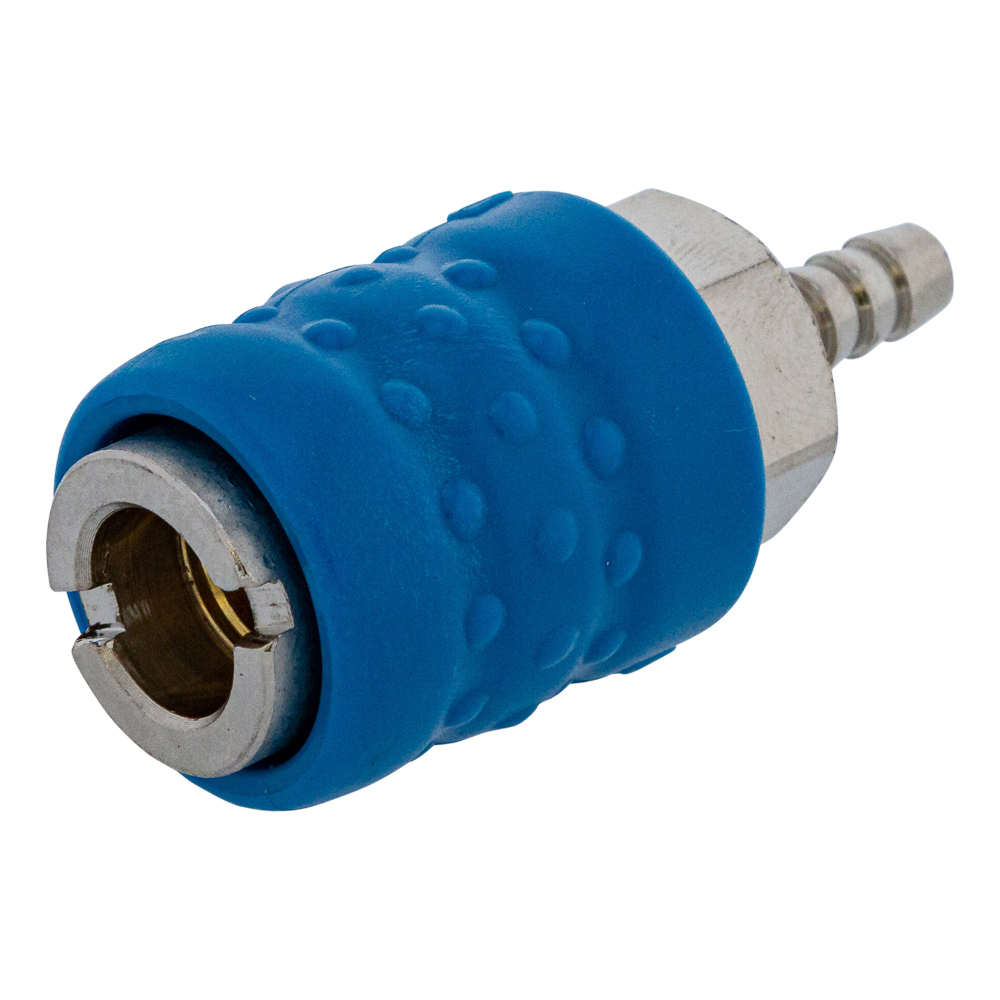 Universal air coupler with hose connector 6,5mm
