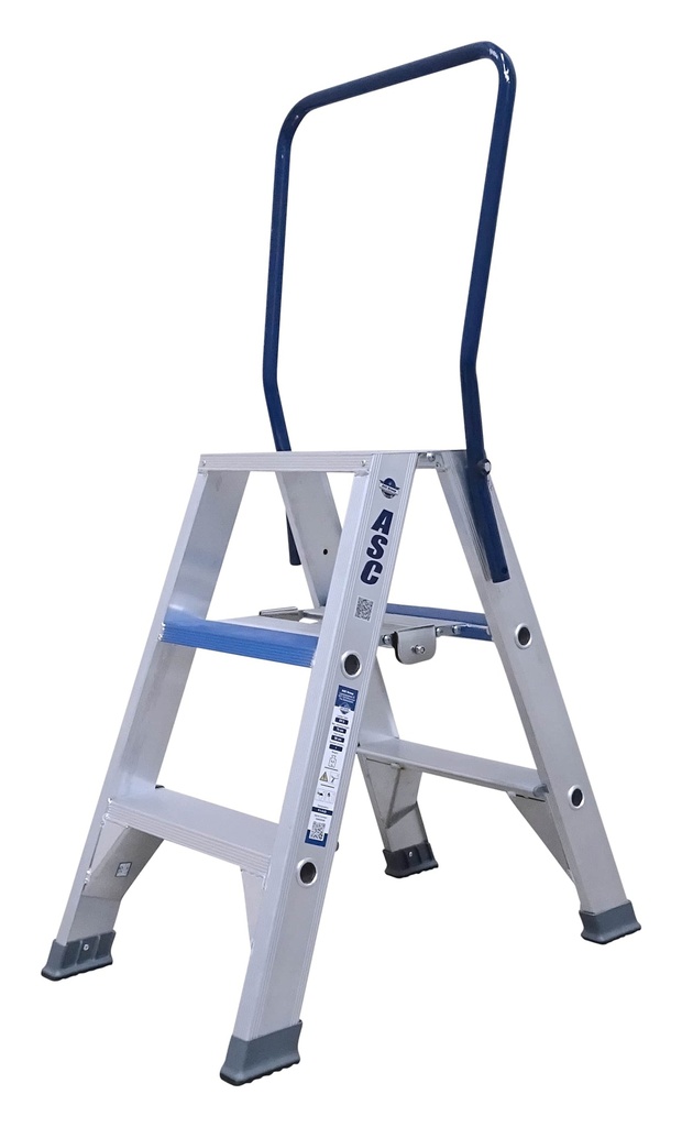 Aluminum double ladder 3 steps