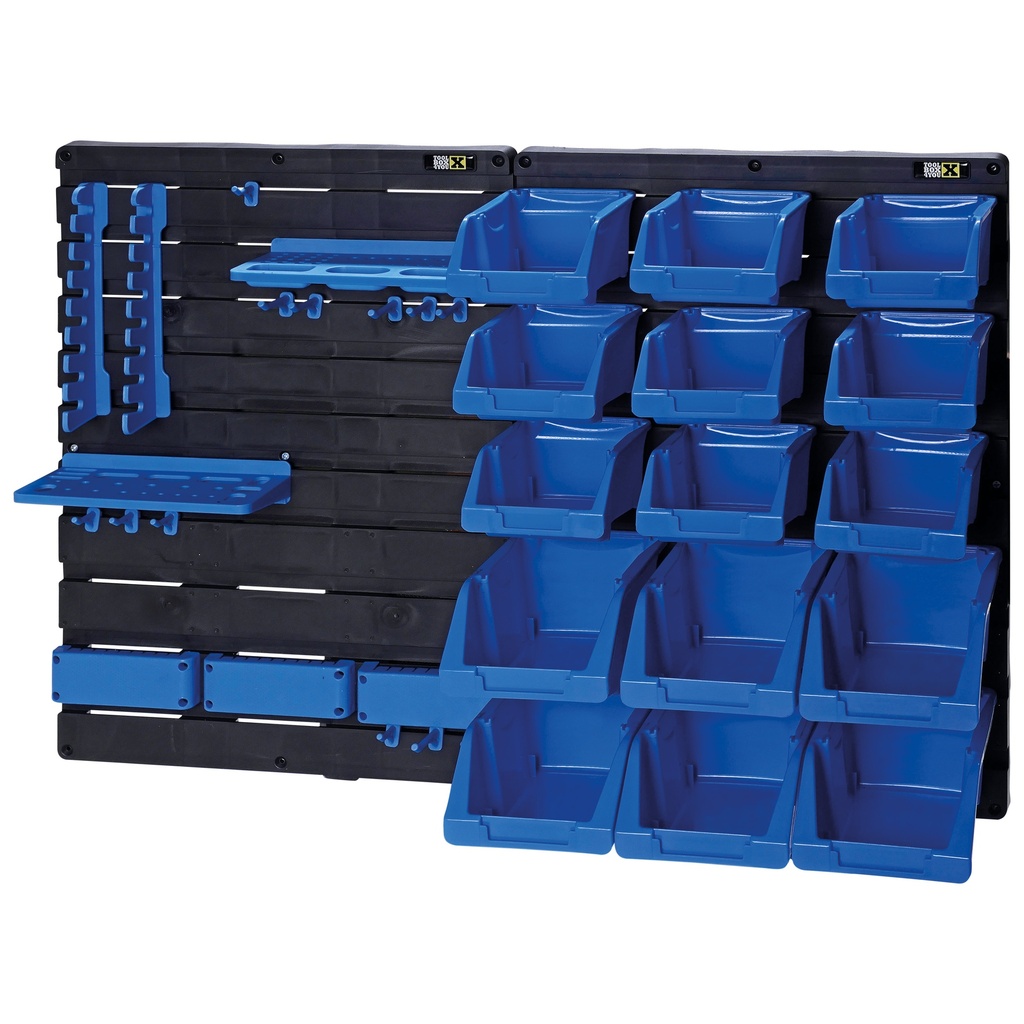 Wall mounted rack storage organizer 35 pcs
