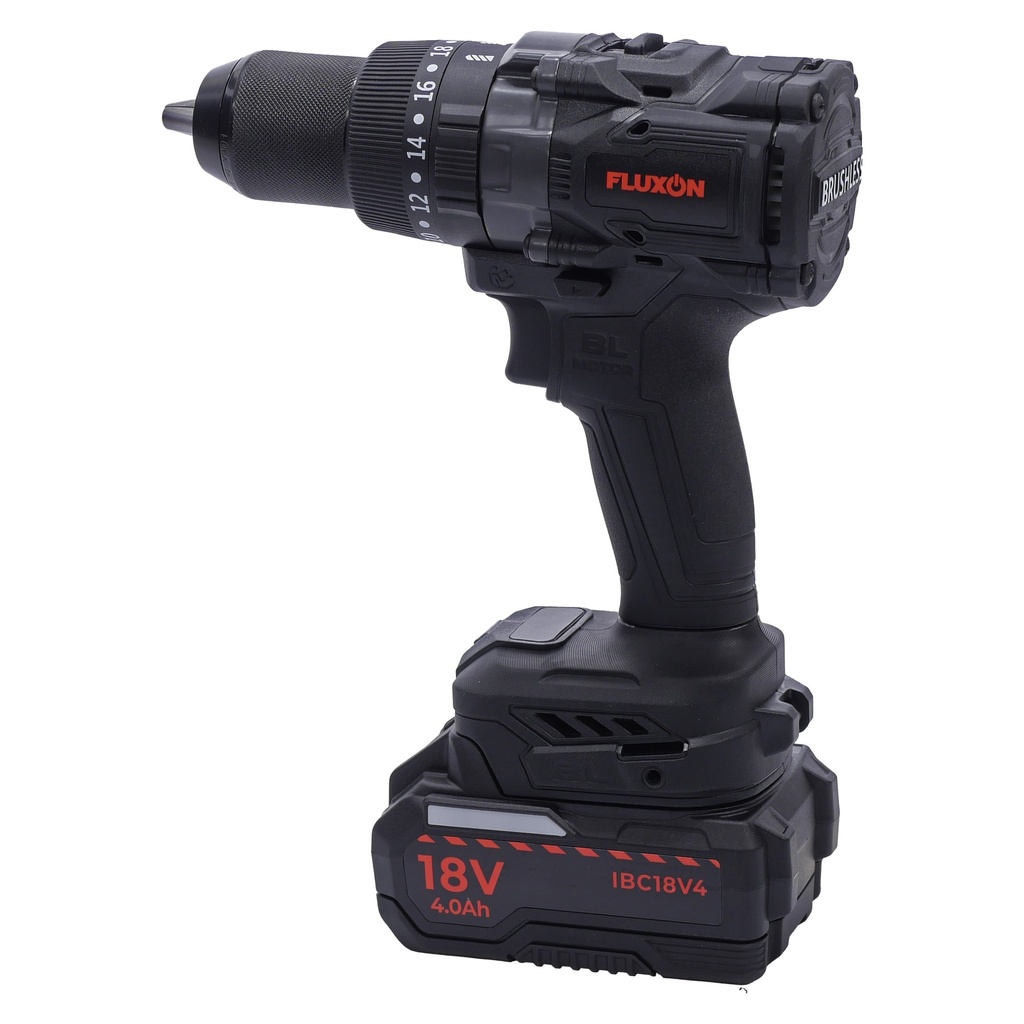Cordless brushless impact drill incl. 2x 4.0Ah Batteries 18V + charger