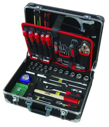 [9070151] Tool kit with aluminium case 151 pieces foam professional