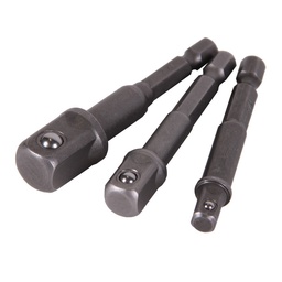 [PND3DLG] Socket adaptor set with hexagon connection 3 pieces
