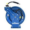Blushield Rubber Pressure Washer Reel Dual Arm 6mm X 30mtr Outlet - 1/4" Male BSP Reel Inlet 1/4" Male BSP