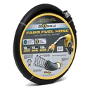 Oilshield Rubber Farm Fuel Hose 19mm X 10mtr - 3/4 BSP External Thread