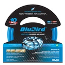 Blubird Rubber Air Hose 06mm x 10m with 1/4 M BSP external thread
