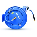 Blubird Rubber Air Hose Reel Single Arm Heavy Duty 10mm X 20mtr Outlet - 3/8" M-BSP & Reel Inlet 3/8" M-BSP