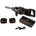 Fluxon cordless impact wrench 1” 4000 Nm incl. 2x 8 Ah batteries and dual charger
