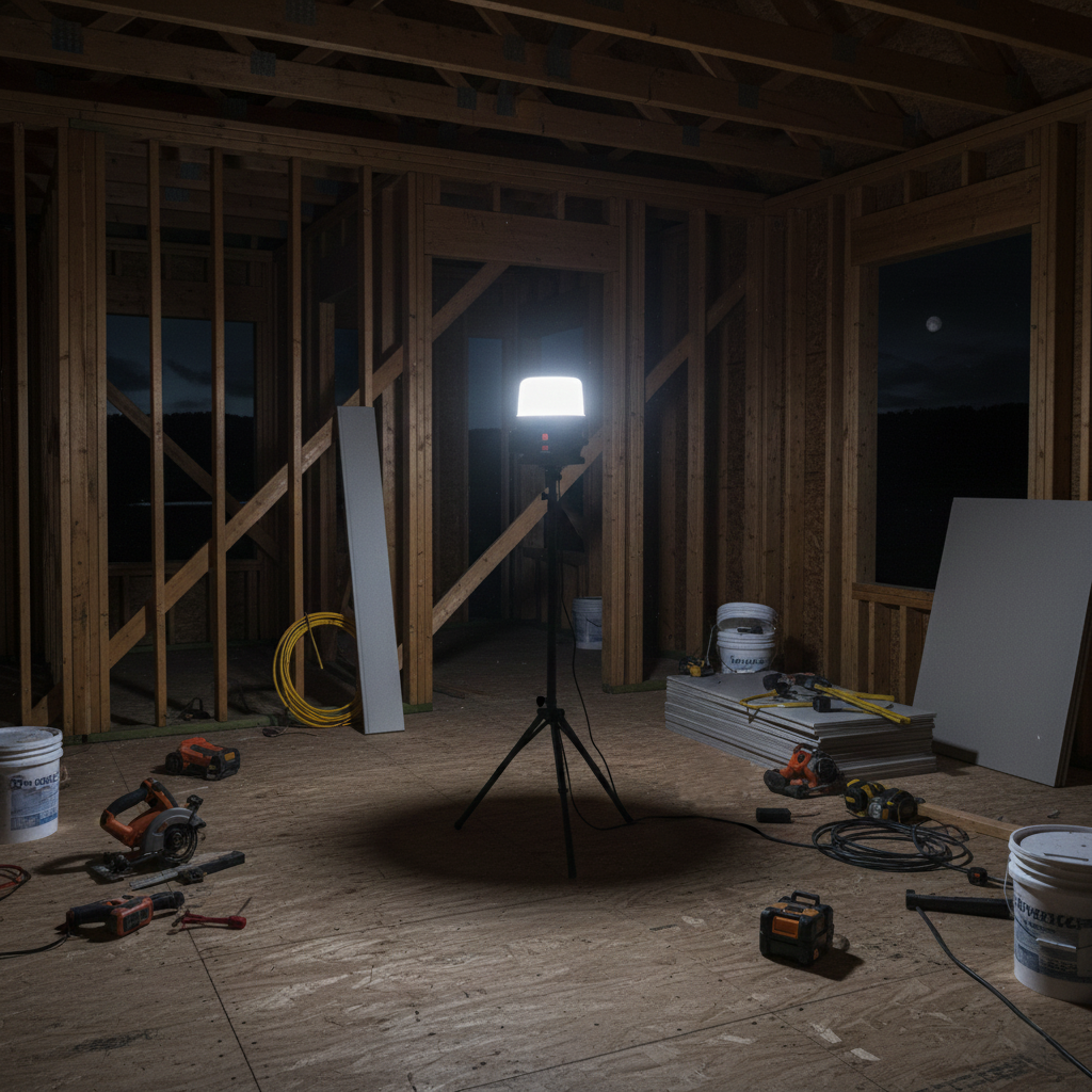 Fluxon hybrid construction site light