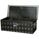 Jobsite box checkerplate medium black coat