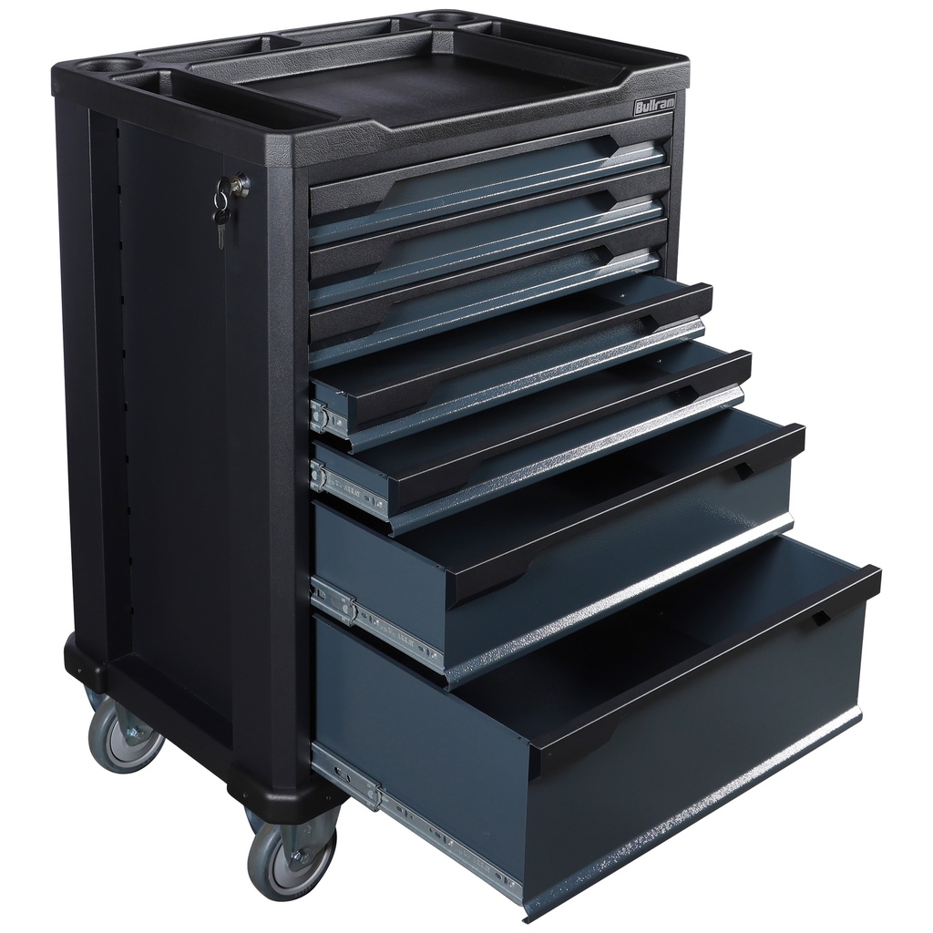 Bullram tool trolley 7 drawers empty