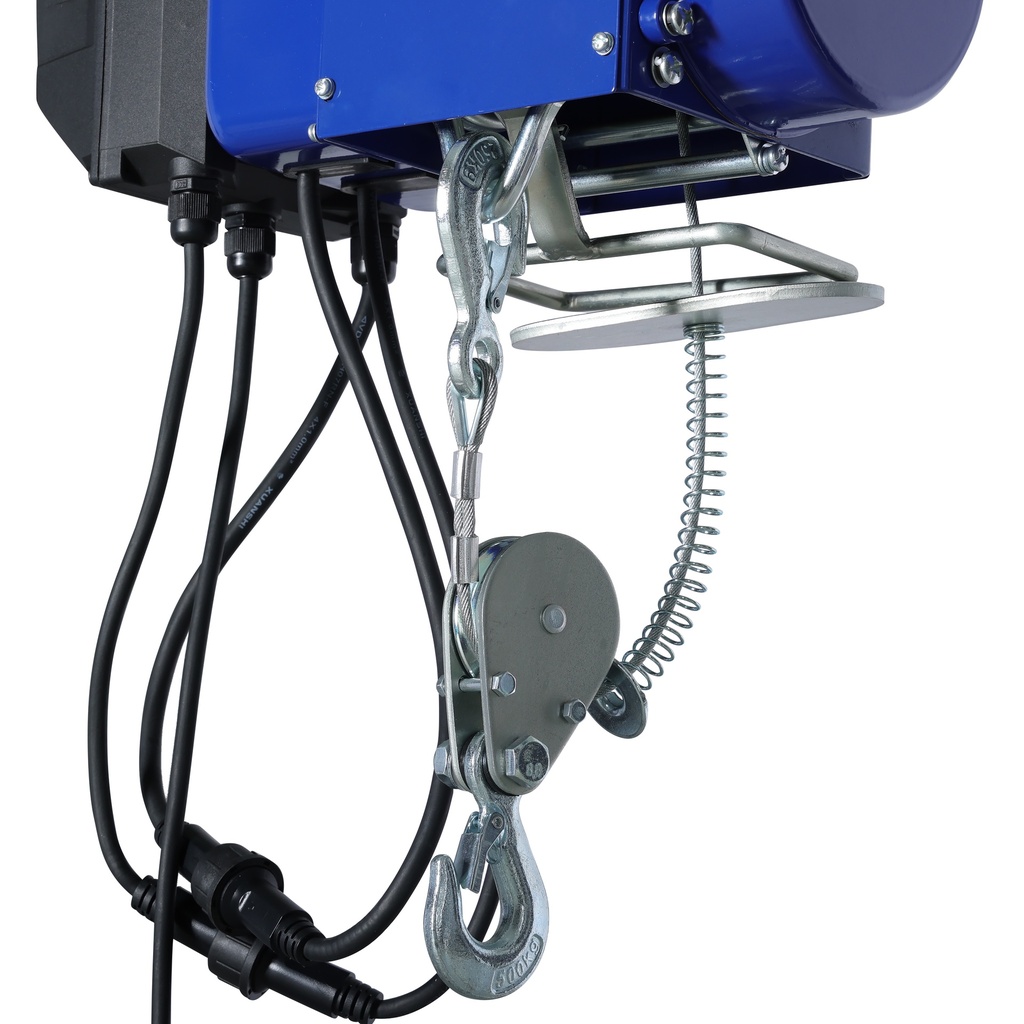 Torso mobile electric winch 250/ 500 kg with wireless remote control