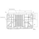 Gasoline engine E-start 9pk shaft size 25mm