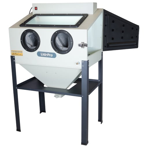 Sand blast cabinet 220L with 1 side door