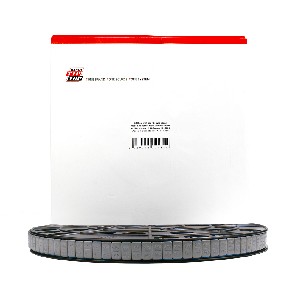 Rema Tip Top Kleefgewicht alu velg grijs 5gr rol 6kg