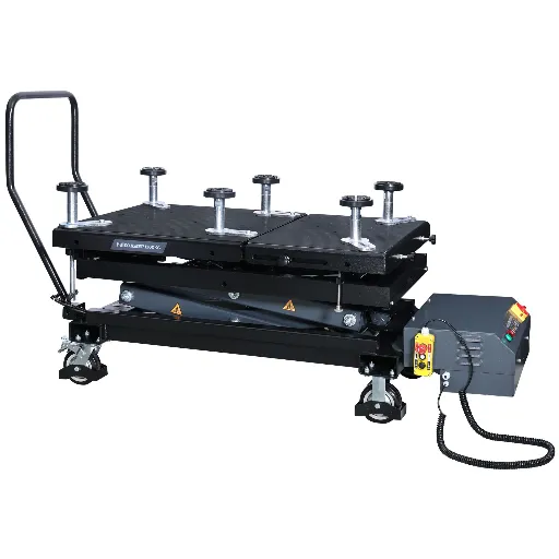 Falco Sollevatori-LT1200EA-Mobile scissor lift table for EVA car battery engine and transmission exchange 230V 1200kg-1.webp