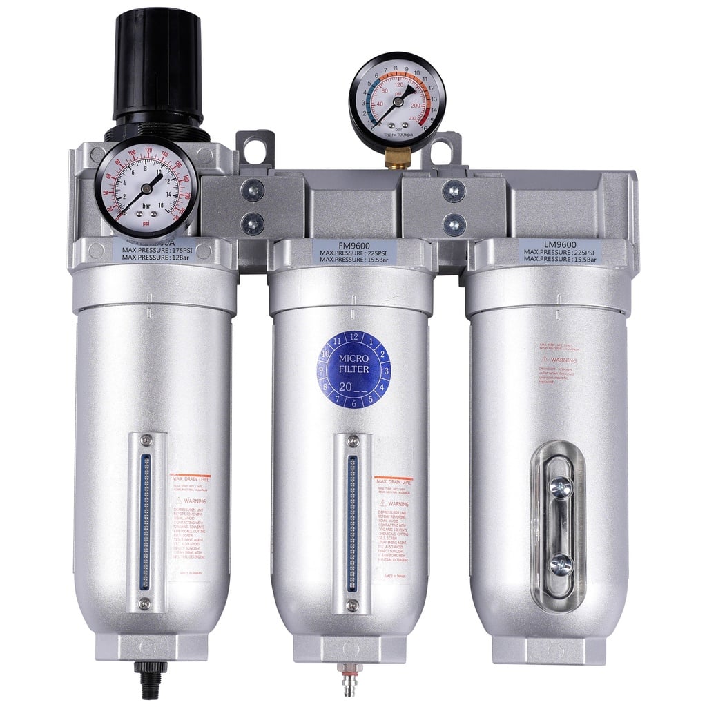 3-Stage air filter dryer system 1/2" 
