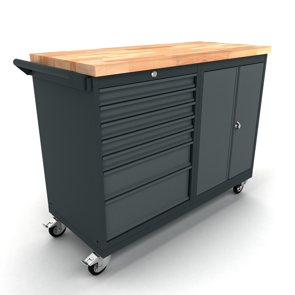 Workbench mobile 2 door 7 drawer cabinet EXPERT
