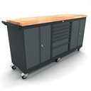 Workbench mobile 2x 2 doors 7 drawers cabinet EXPERT