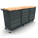 Workbench mobile 2x 7 and 1x 5 drawers cabinet EXPERT