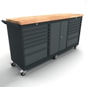 Workbench mobile 2 doors 2x7 drawers cabinet EXPERT