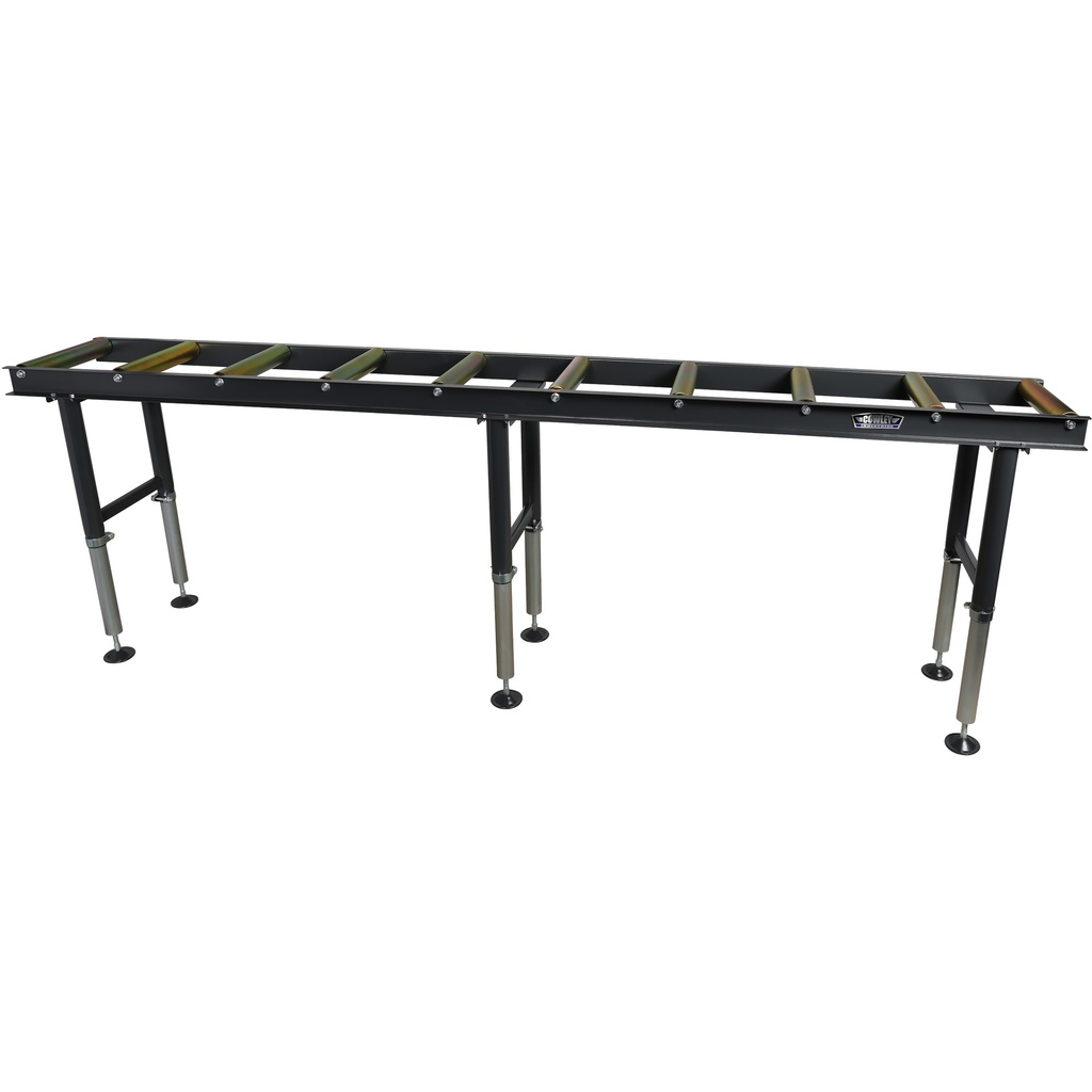 Rollenförderer mit 10 Rollen, 3 m