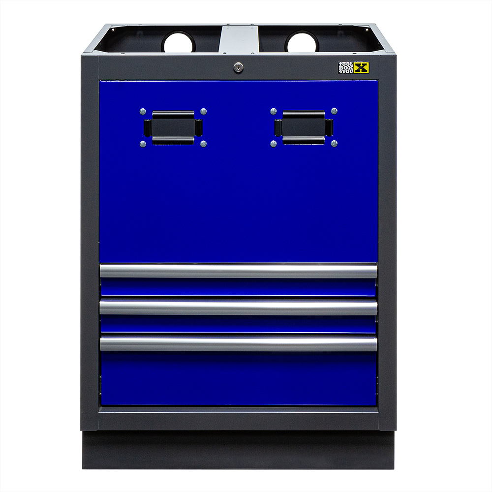 Bottom cabinet for reels BLUE