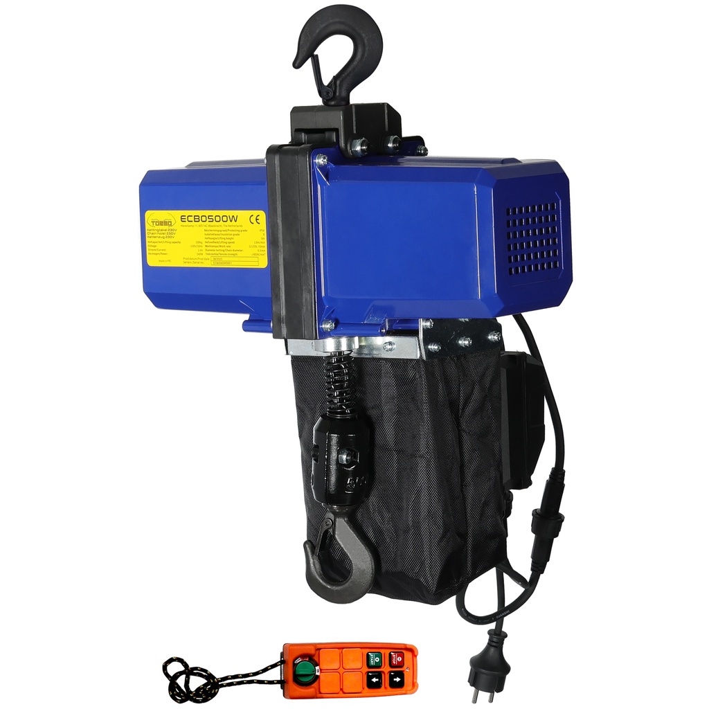 Torso Eectric Chain Hoist 500 kg with Wireless Remote Control