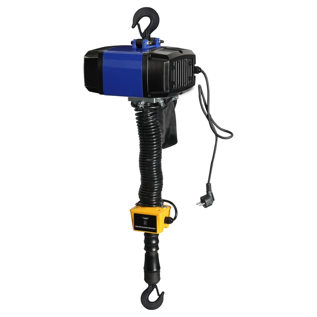 Torso electric chain hoist 100 kg with one-hand control