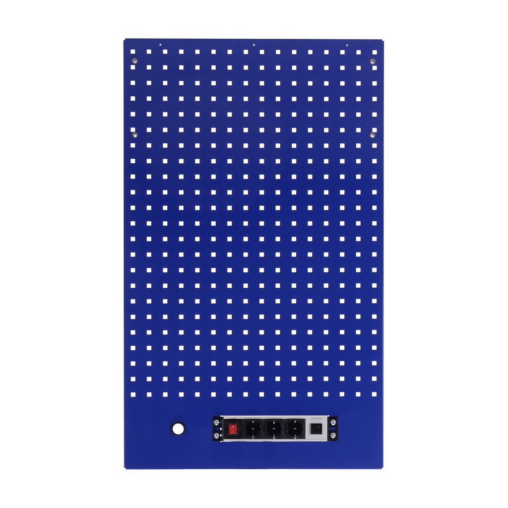 [GC10BSBLUE] Werkzeugwand mit Steckdosenleiste 615 x 1052mm BLUE