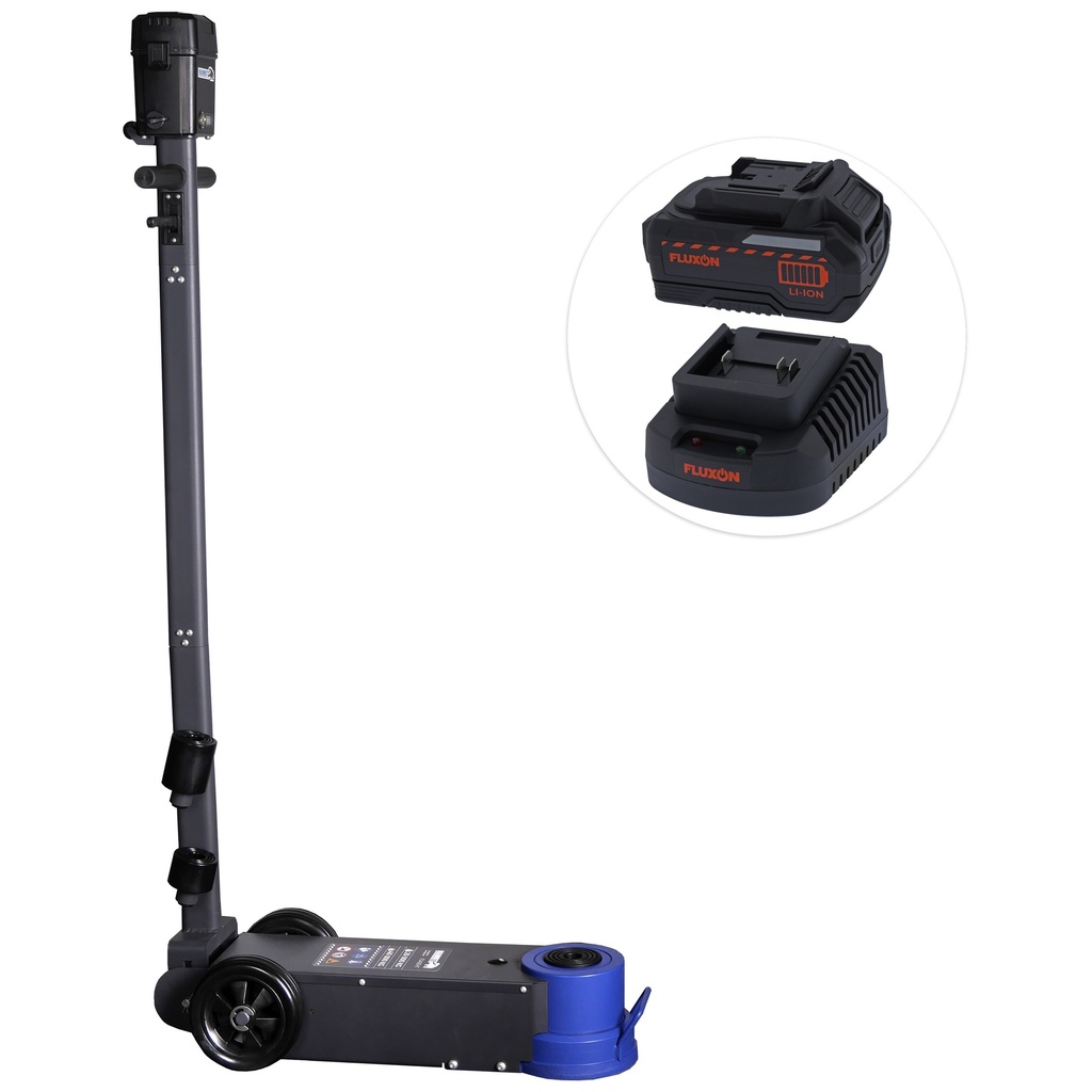 Mammuth cric roulant sur batterie 40 – 20 tonnes avec batterie