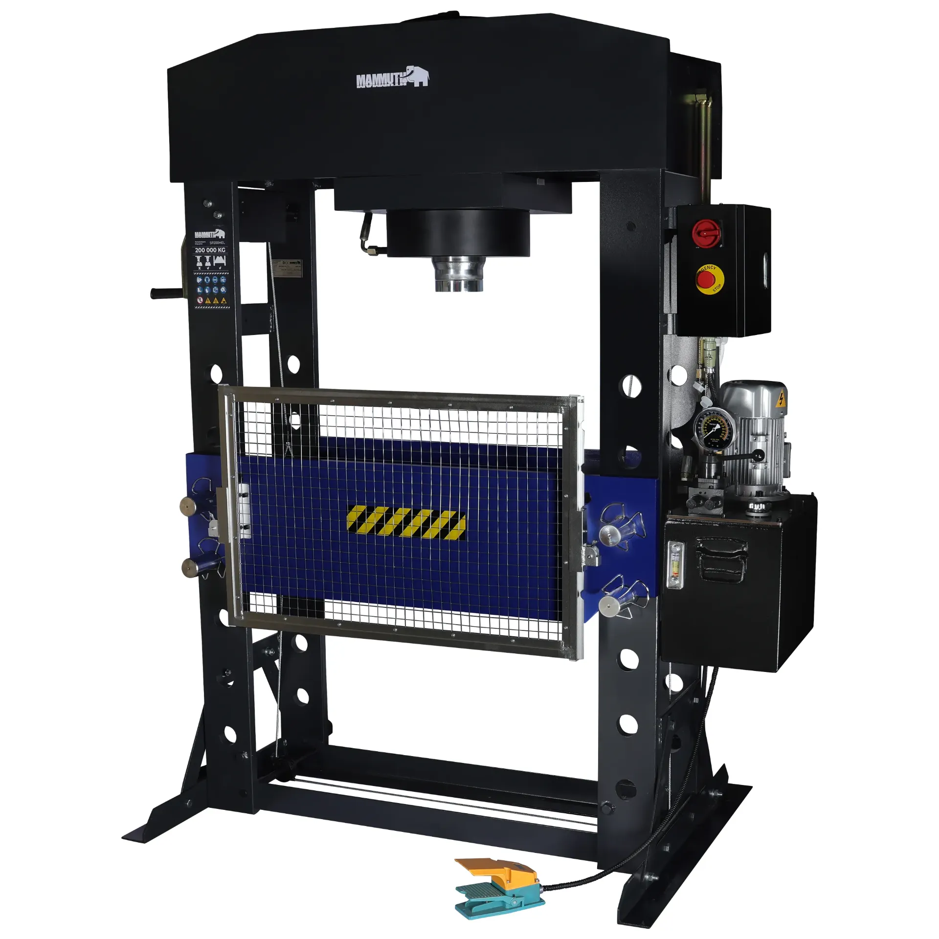 Mammuth electric workshop press 200 ton
