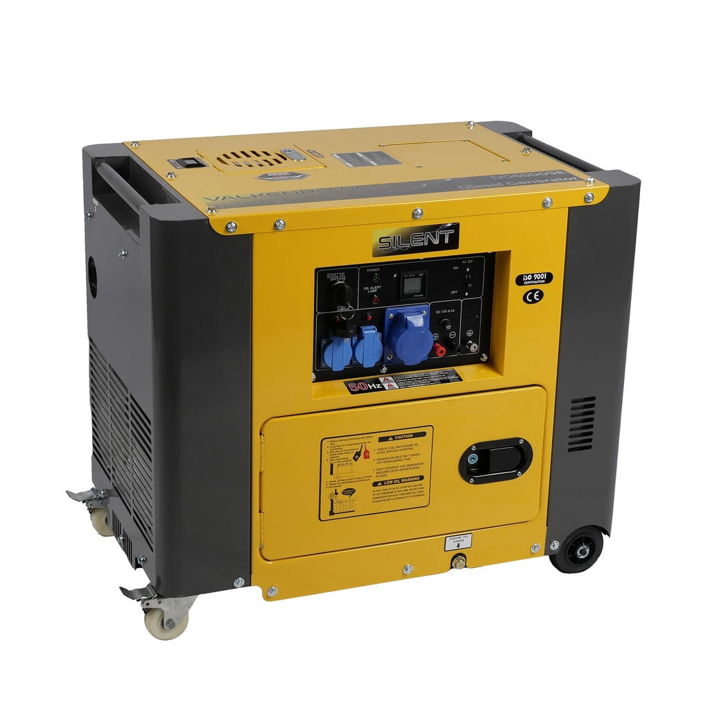 [DG6500SEA] Diesel generator set geluidsgedempt 230V 5kW met ATS aansluiting