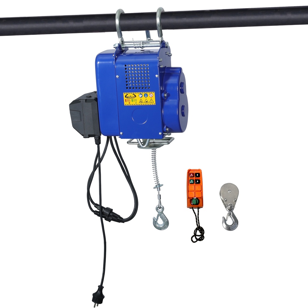 Torso treuil électrique mobile 250 / 500 kg avec télécommande sans fil