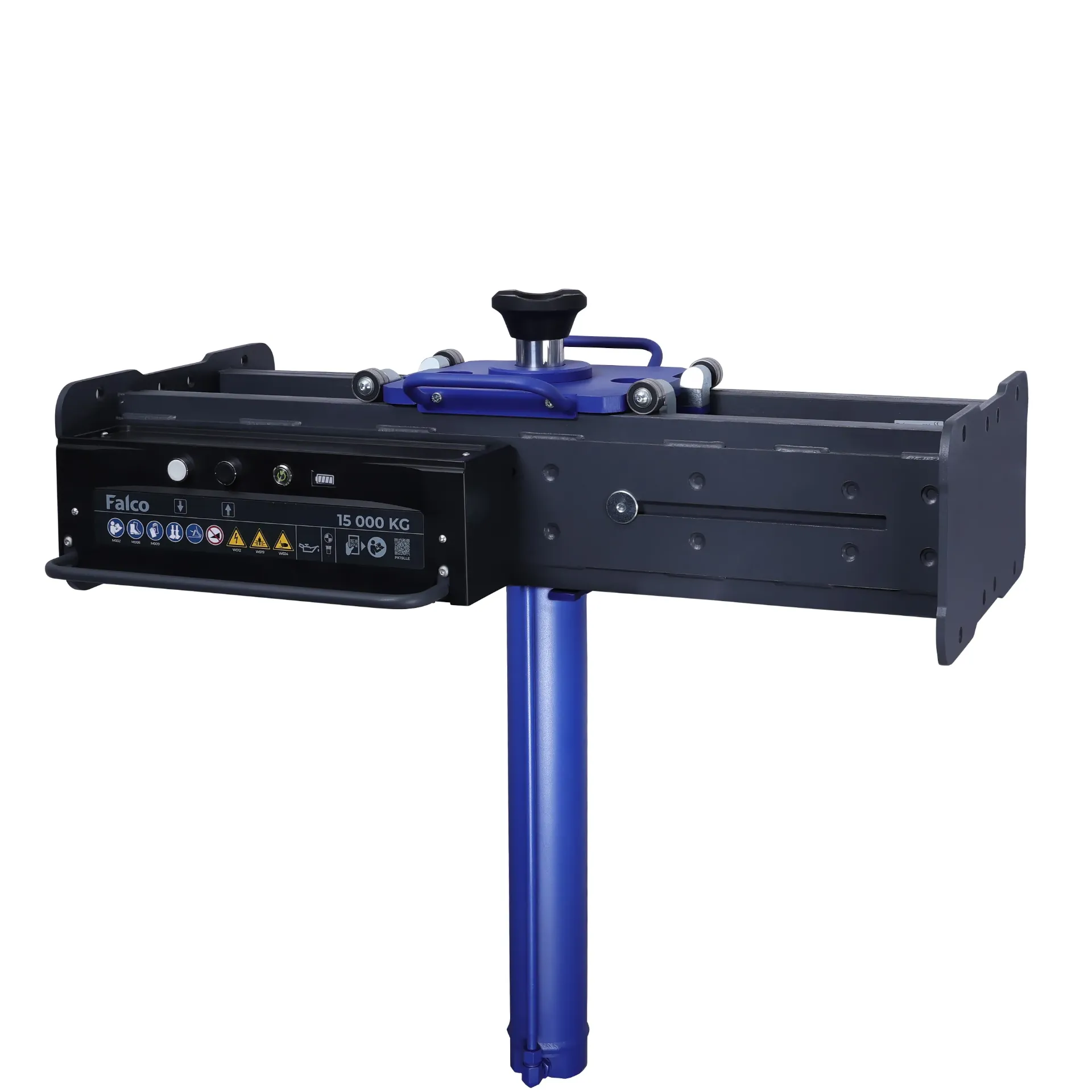 Falco battery powered pit jack 15 ton large, long cylinder