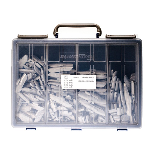 [PR2600700] Wheel weight assortment case 270 pieces
