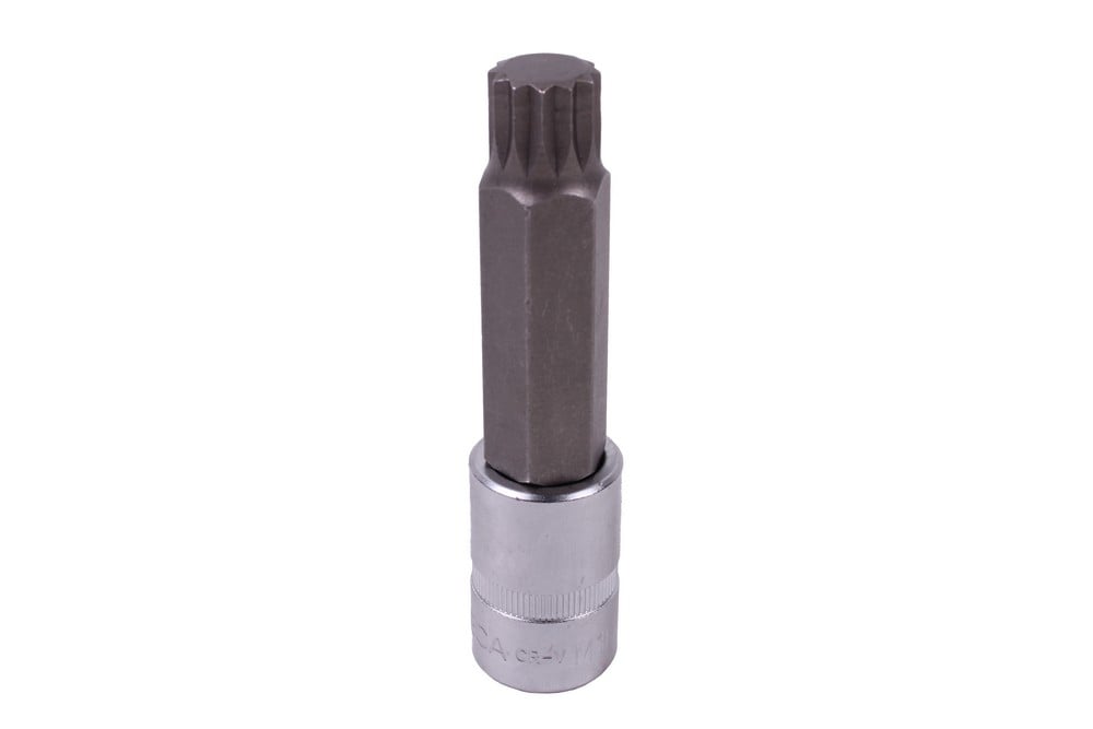 Spline socket bit 1/2" 100mm m8