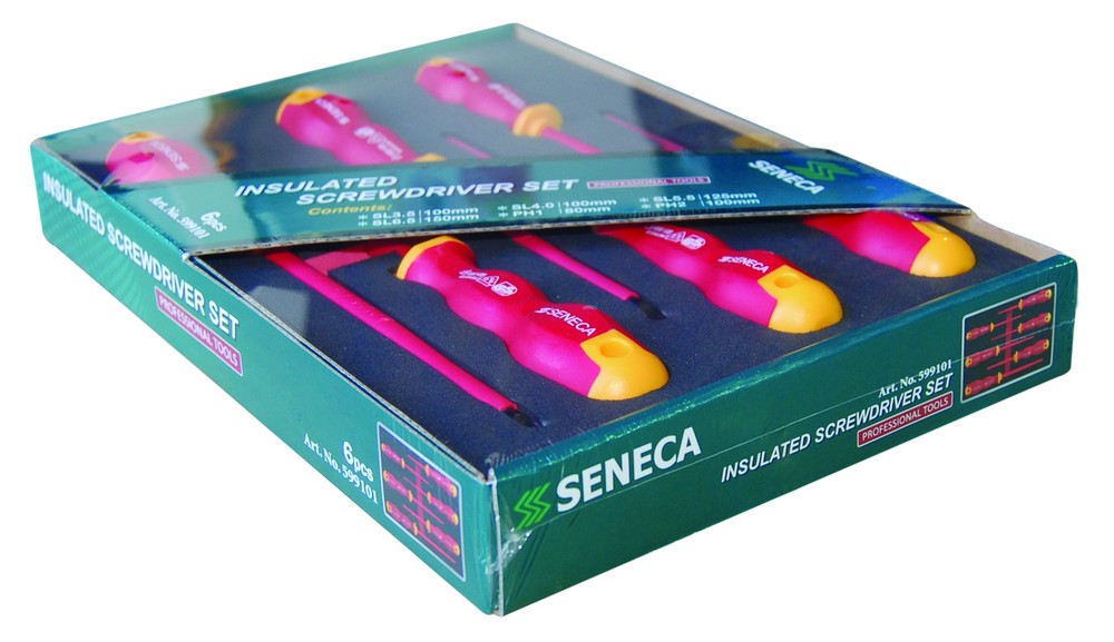 [599101] Electrician's screwdriver set 1000V 6 pieces professional