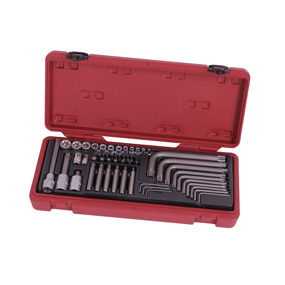 T-star tool kit 1/4", 3/8" 52 pieces professional
