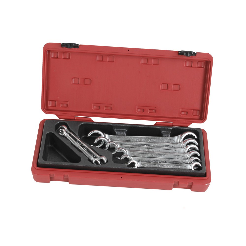 Flare nut wrench set 8 pieces professional