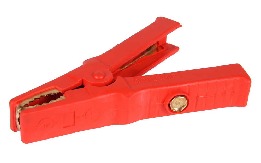 Starter cable clamp 1000amp red 
