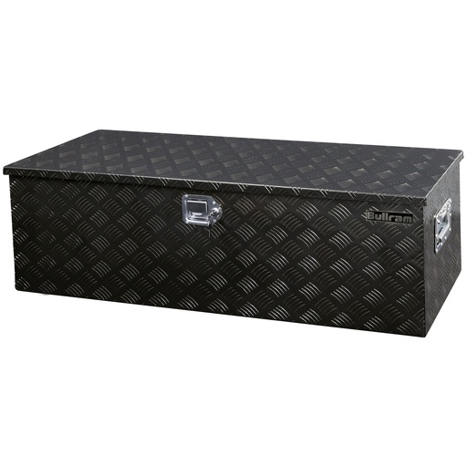 [JSB12B] Bullram jobsite box checkerplate black coated large