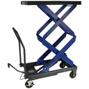 Mammuth Mobile lift table 300kg with double scissors