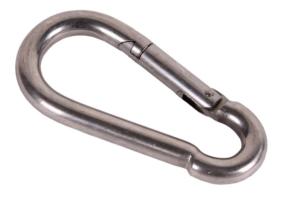 Snap hook 10 x 100mm stainless steel