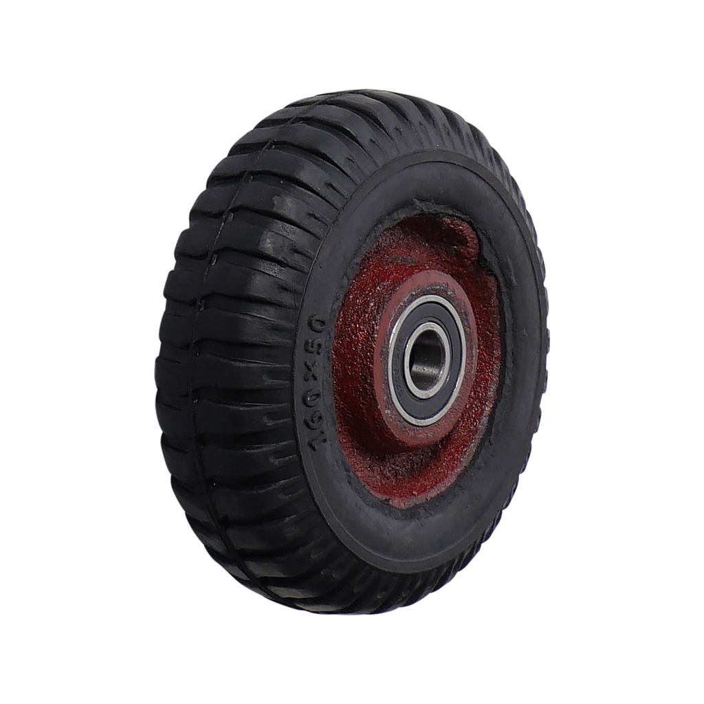 Loose wheel 160 x 50mm massive rubber