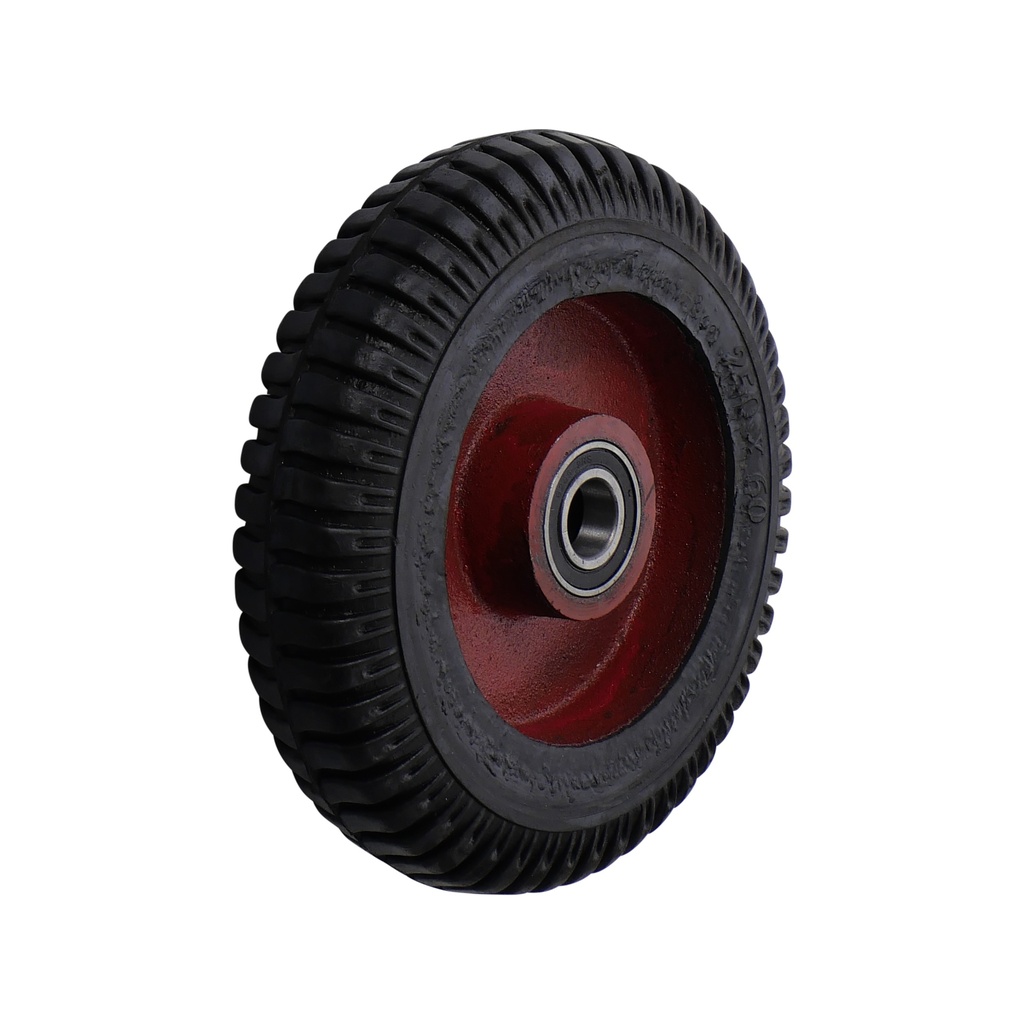 Loose wheel 255 x 60mm massive rubber