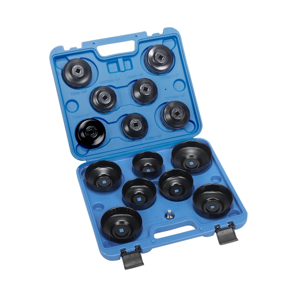 Cup filter wrench set 15 pieces