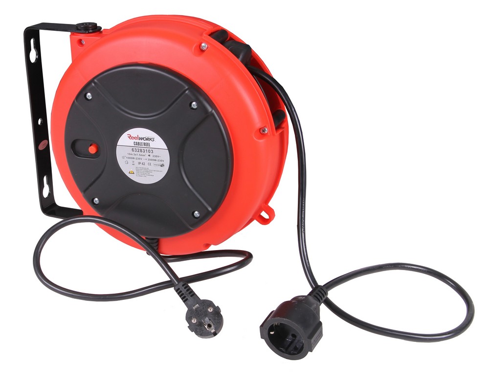 Cable reel automatic 230V 10m