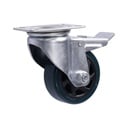 [W100PSDB] Swivel castor with brake 100 x 40mm PU